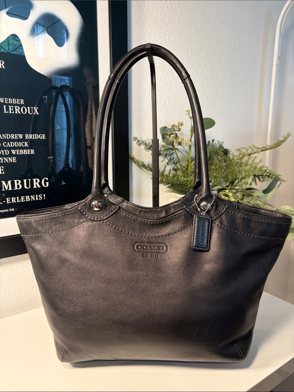 Vintage Coach Bleeker Legacy Shoulder Bag